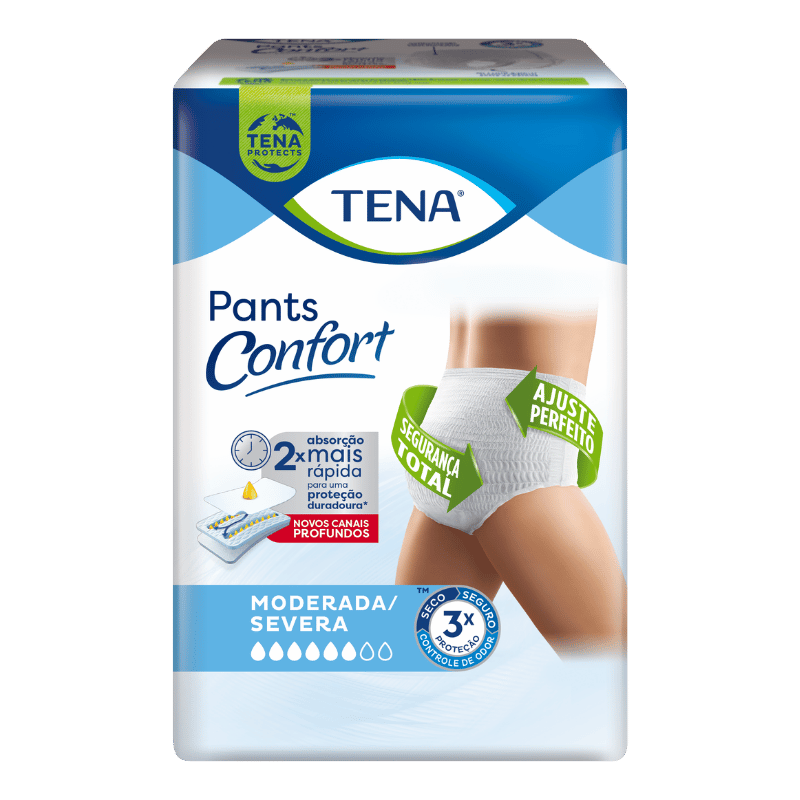 ROUPA ÍNTIMA TENA PANTS CONFORT 8 UNIDADES